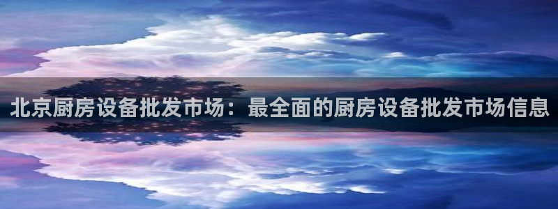 尊龙官方平台：北京厨房设备批发市场：最全面的厨房设备批发市场