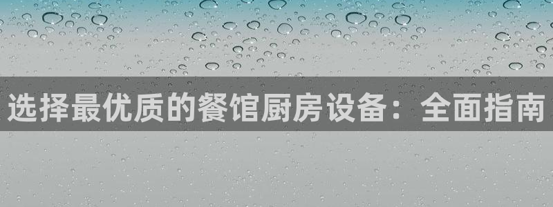 尊龙凯时防屏蔽网址：选择最优质的餐馆厨房设备：全面指南