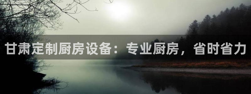 凯时国际平台有人赢吗：甘肃定制厨房设备：专业厨房，省时省力